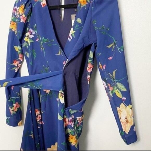 YUMI KIM South Side Floral Mini Wrap Dress Size M - Picture 10 of 12